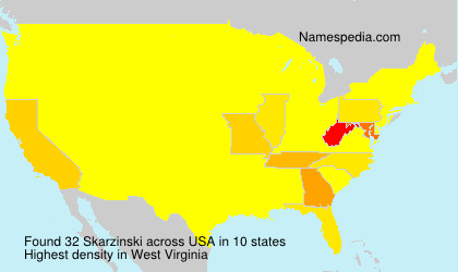 Surname Skarzinski in USA Surname Skarzinski in USA