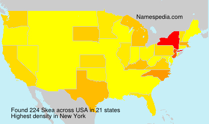 Surname Skea in USA Surname Skea in USA