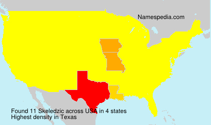 Surname Skeledzic in USA Surname Skeledzic in USA