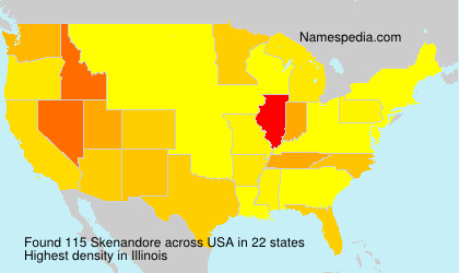 Surname Skenandore in USA