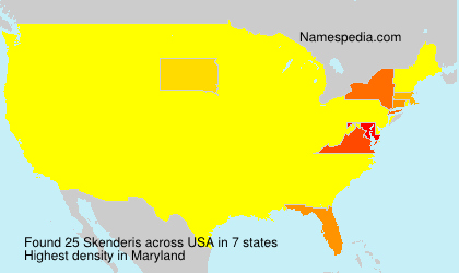 Surname Skenderis in USA Surname Skenderis in USA