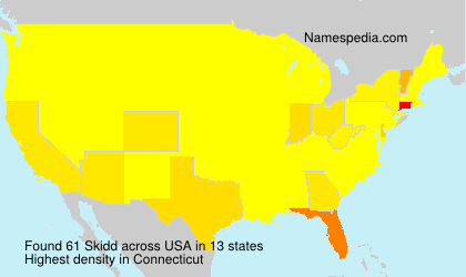 Surname Skidd in USA Surname Skidd in USA
