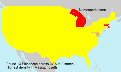 Surname Skinsacos in USA Surname Skinsacos in USA