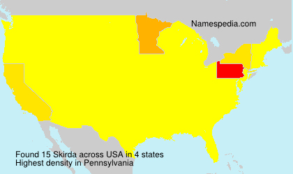 Surname Skirda in USA Surname Skirda in USA