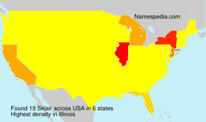 Surname Sklair in USA Surname Sklair in USA