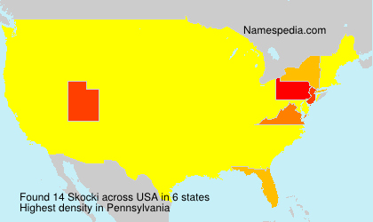 Surname Skocki in USA Surname Skocki in USA