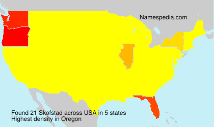 Surname Skofstad in USA Surname Skofstad in USA