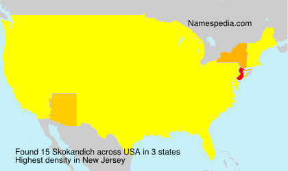 Surname Skokandich in USA Surname Skokandich in USA