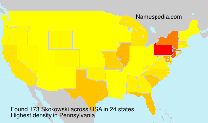 Surname Skokowski in USA Surname Skokowski in USA