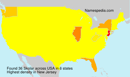 Surname Skolar in USA
