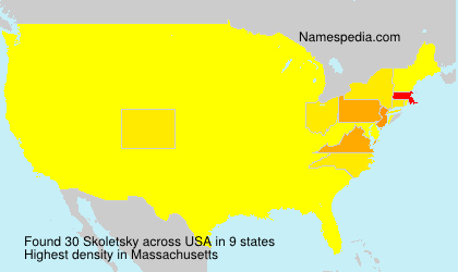 Surname Skoletsky in USA Surname Skoletsky in USA