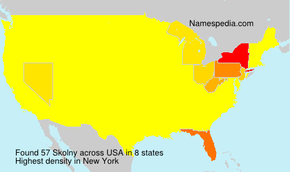 Surname Skolny in USA Surname Skolny in USA