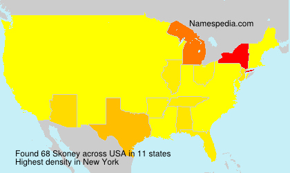 Surname Skoney in USA Surname Skoney in USA