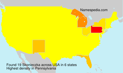 Surname Skonieczka in USA Surname Skonieczka in USA