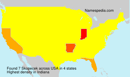 Surname Skopecek in USA Surname Skopecek in USA