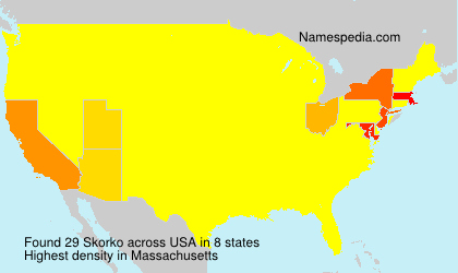 Surname Skorko in USA