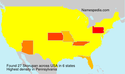 Surname Skorupan in USA Surname Skorupan in USA