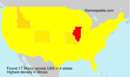 Surname Skoryi in USA Surname Skoryi in USA