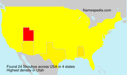 Surname Skoubye in USA Surname Skoubye in USA