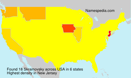 Surname Skramovsky in USA Surname Skramovsky in USA