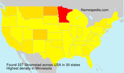 Surname Skramstad in USA Surname Skramstad in USA