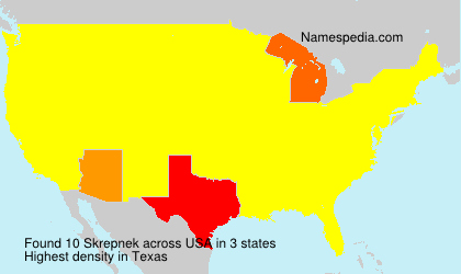 Surname Skrepnek in USA Surname Skrepnek in USA