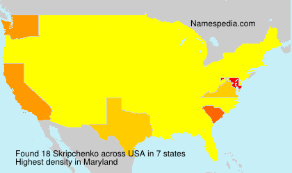 Surname Skripchenko in USA Surname Skripchenko in USA