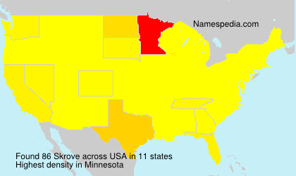 Surname Skrove in USA Surname Skrove in USA