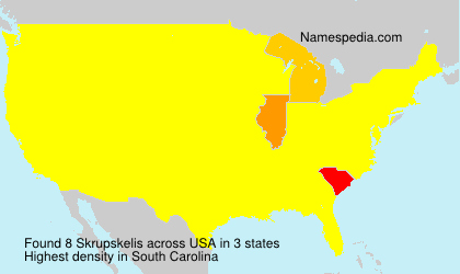 Surname Skrupskelis in USA Surname Skrupskelis in USA