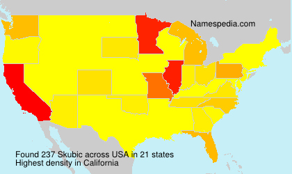 Surname Skubic in USA Surname Skubic in USA