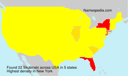Surname Skubinski in USA Surname Skubinski in USA