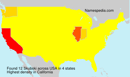Surname Skubski in USA Surname Skubski in USA