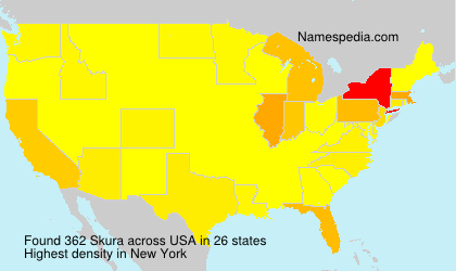 Surname Skura in USA