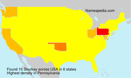 Surname Skurkey in USA Surname Skurkey in USA