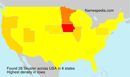Surname Skuster in USA Surname Skuster in USA
