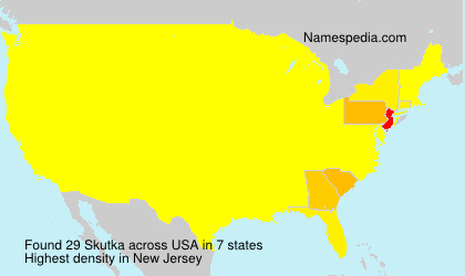 Surname Skutka in USA Surname Skutka in USA