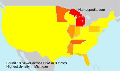 Surname Skwor in USA Surname Skwor in USA