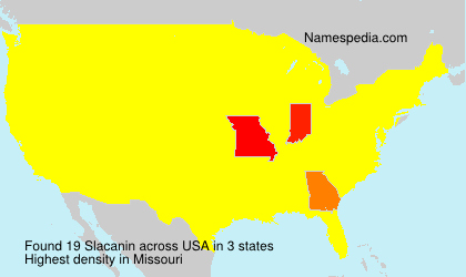 Surname Slacanin in USA Surname Slacanin in USA