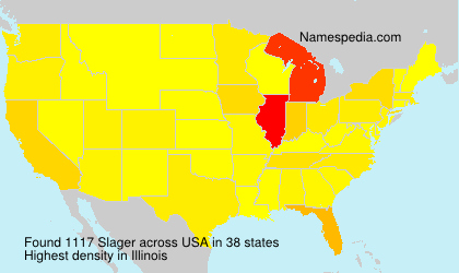 Surname Slager in USA Surname Slager in USA