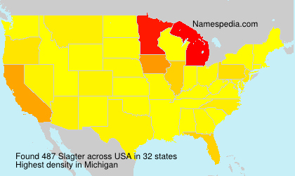 Surname Slagter in USA Surname Slagter in USA