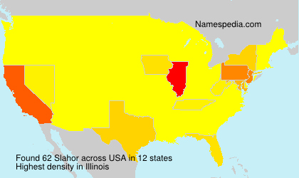 Surname Slahor in USA Surname Slahor in USA