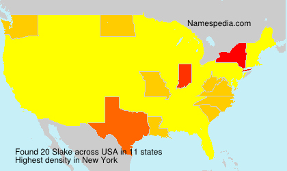 Surname Slake in USA Surname Slake in USA