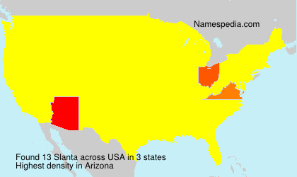 Surname Slanta in USA Surname Slanta in USA