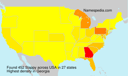 Surname Slappy in USA Surname Slappy in USA