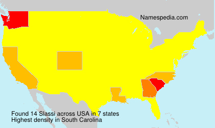 Surname Slassi in USA Surname Slassi in USA