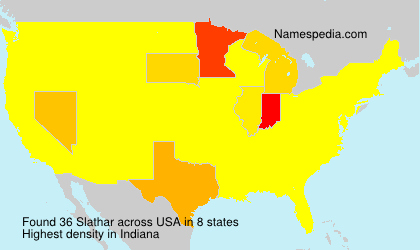 Surname Slathar in USA Surname Slathar in USA