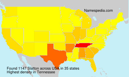 Surname Slatton in USA Surname Slatton in USA