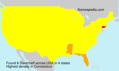 Surname Slavtcheff in USA Surname Slavtcheff in USA