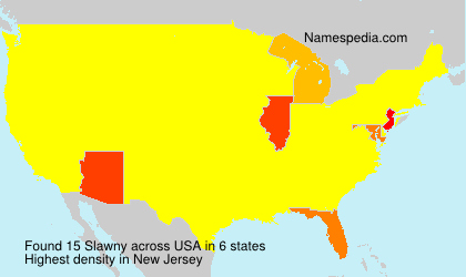 Surname Slawny in USA Surname Slawny in USA