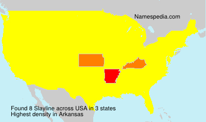 Surname Slayline in USA Surname Slayline in USA
